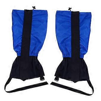 Waterproof Leg Gaiters for Hiking and Snow, Breathable Polyester with Adjustable Straps, Black