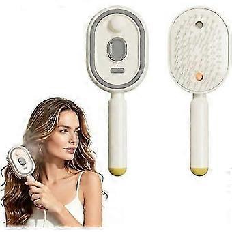Superior Electric Spray Air Cushion Massage Comb, 3 in 1 Anti-Static Detangling Comb &amp; Air Cushion Massage, Rechargeable Steam Brush, Styling Tool