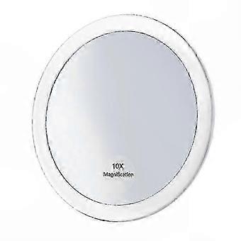 Makeup Application 10x Magnifying Mirror with 3 Suction Cups, Daily Make-up Mirror