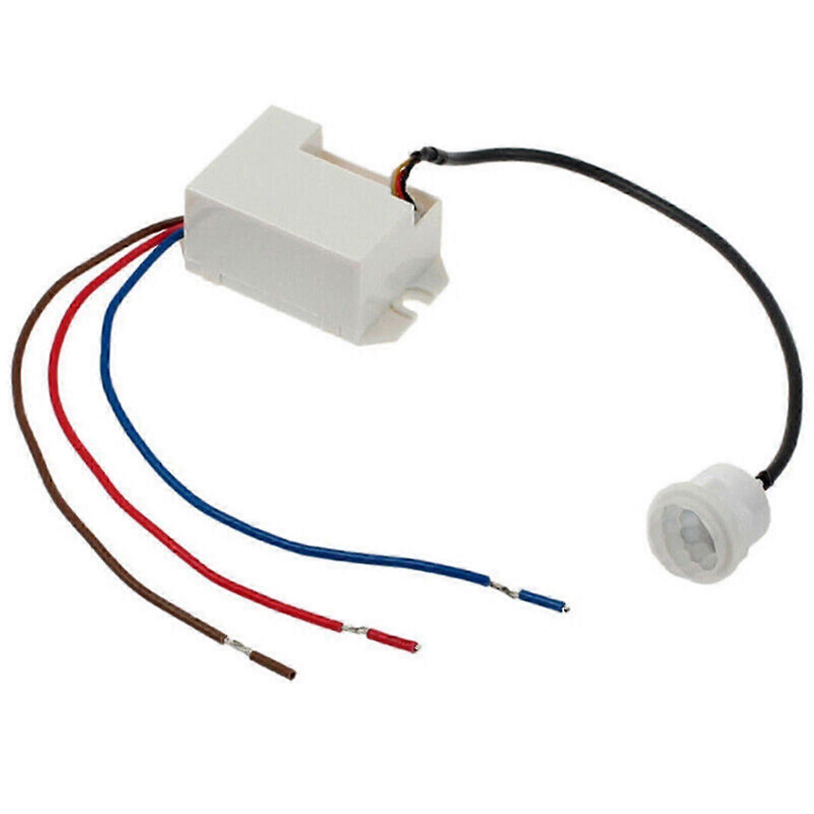 Mini PIR Motion Detector 230V AC 800W Max Installation Movement Sensor New