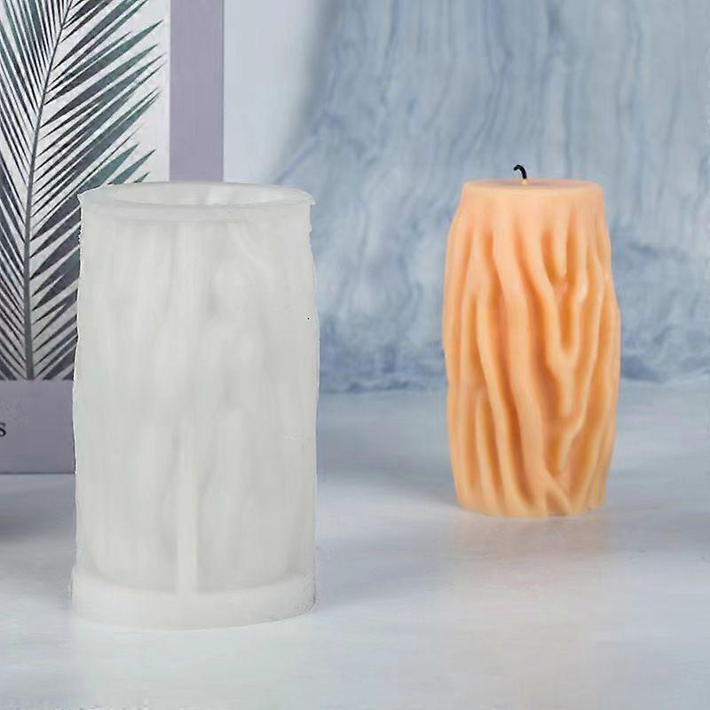 Wave Pattern Scented Candle Silicone Mold