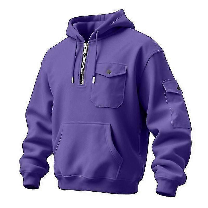 Men's Solid Color Large Size Sweatshirt 26-27