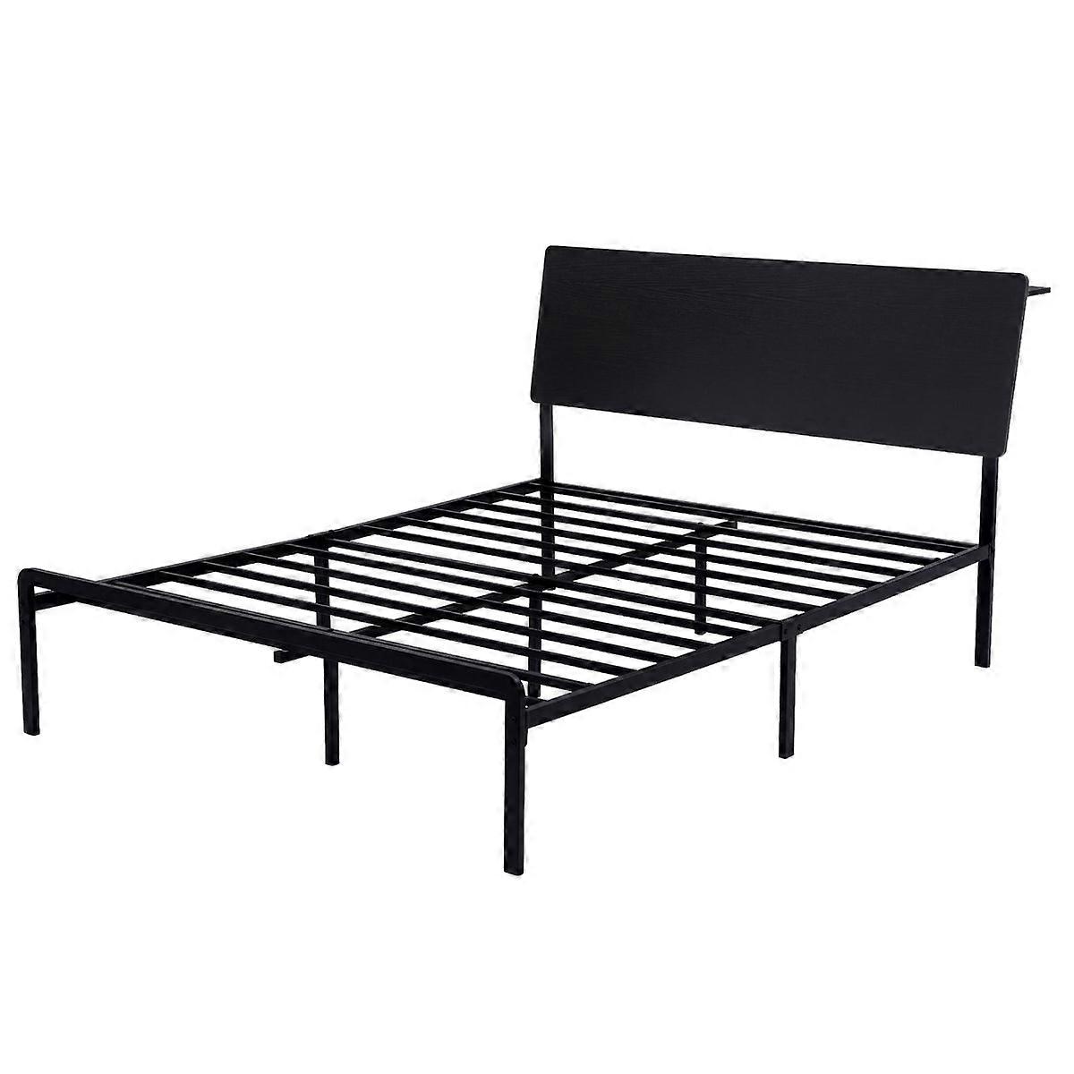 Artiss Queen Bed Frame With Led & Charging Station Queen Bed Frames