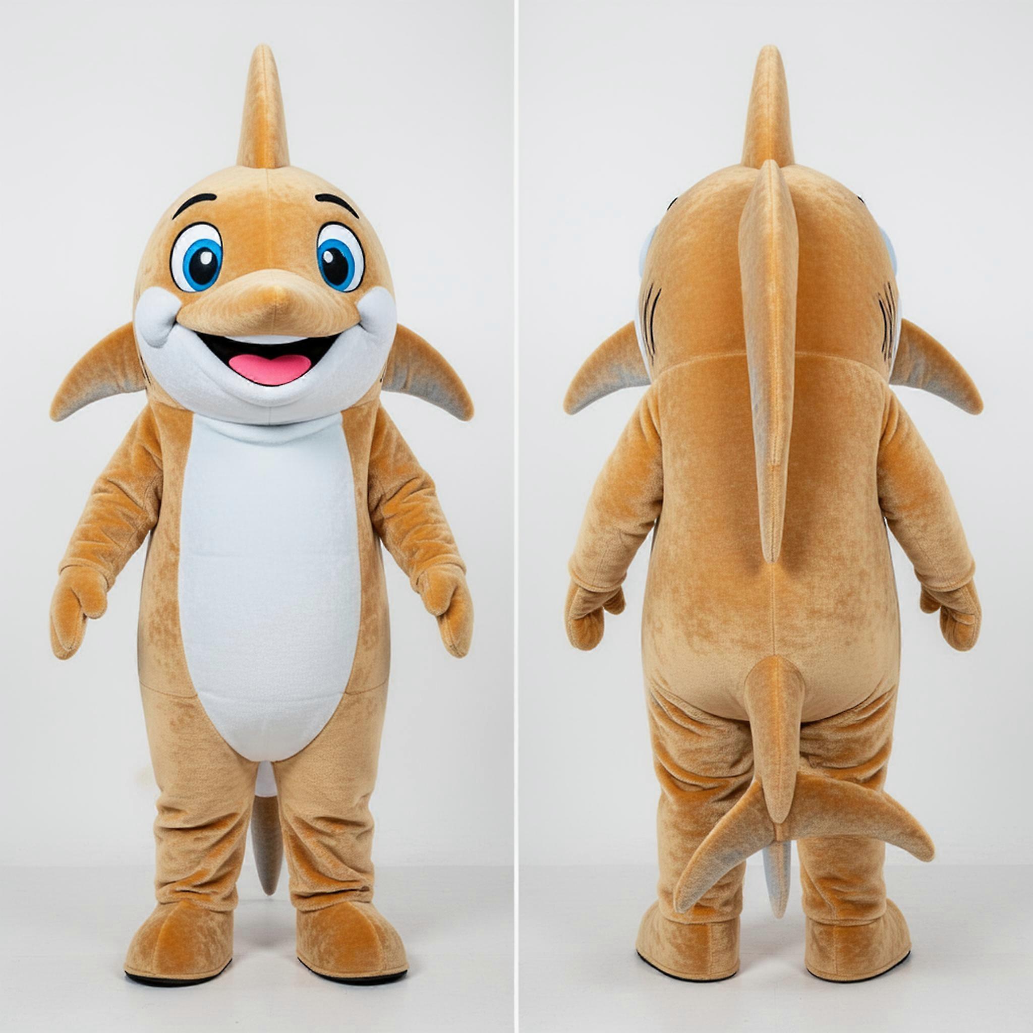 MASTICOT Tan Streamlined Swordfish Mascot