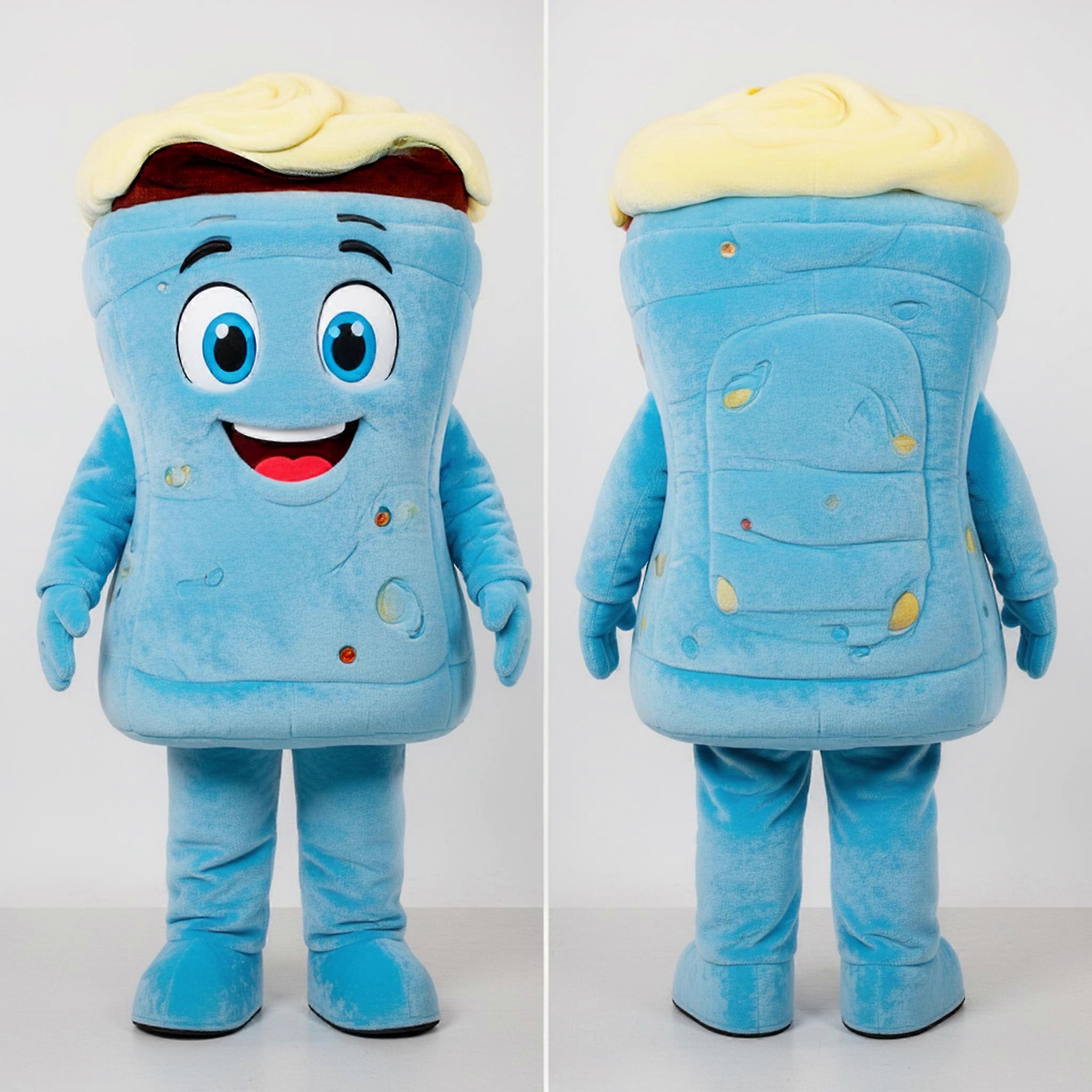 MASTICOT Sky Blue Rounded Moussaka Mascot