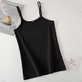 Plus size shapewear camisole tanktop met vierkante hals en effen kleur voor dames