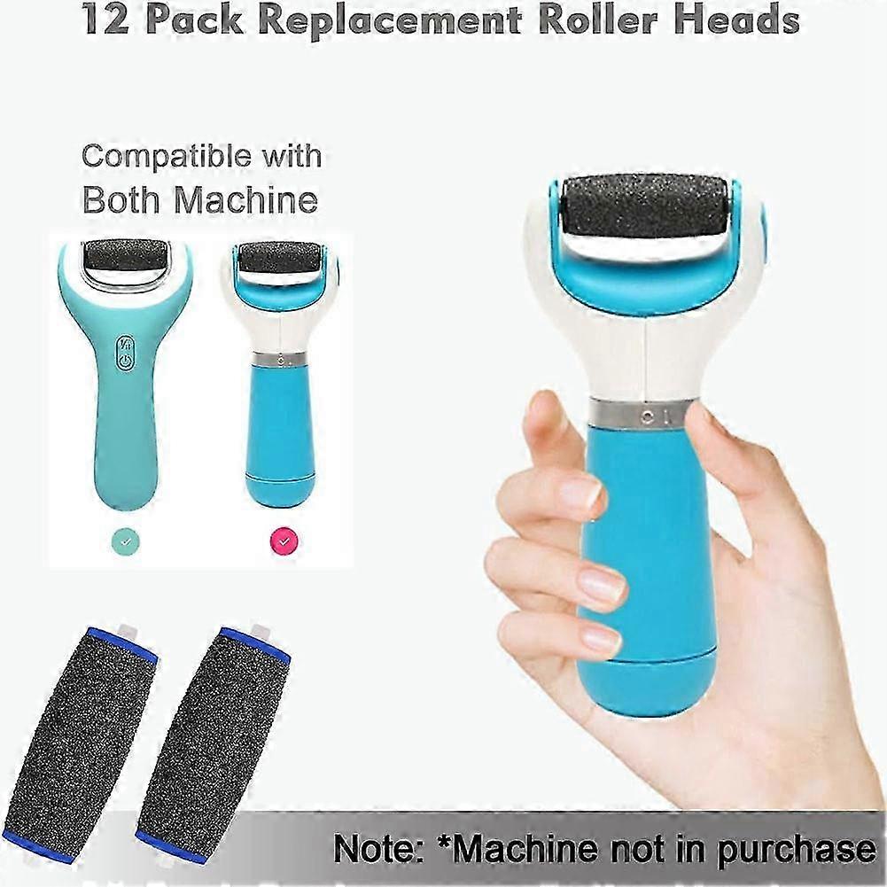 12 Pack Extra Coarse Replacement Roller compatible with Pedi