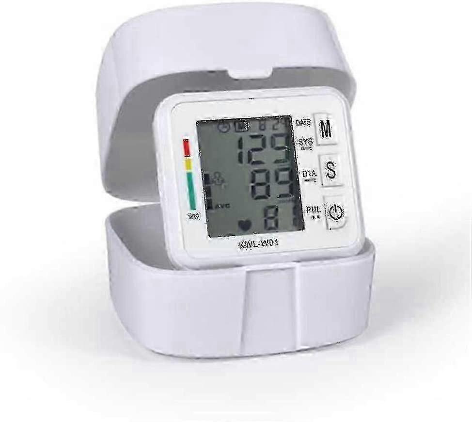 Monitor de pressão arterial, com pulseira ajustável e display LCD
