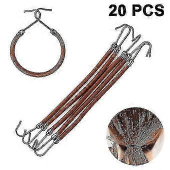 10 pezzi di ganci per coda di cavallo da donna, elastici con ganci in metallo per una coda di cavallo liscia e naturale, senza strappi o tirate, xxxx