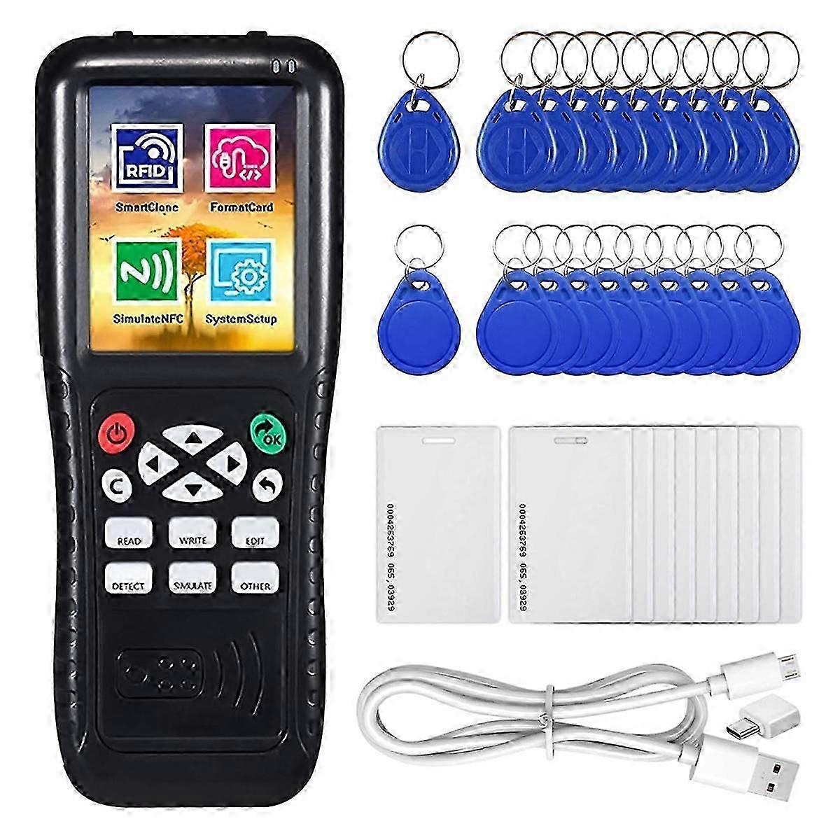 RFID ID Duplicator Copier Decode Function Smart Card Key Machine RFID NFC Copier ID Reader Burner T ZAT