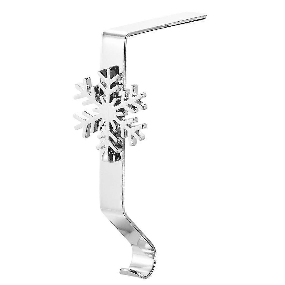 Iron Mantel Stocking Holder Bronze
