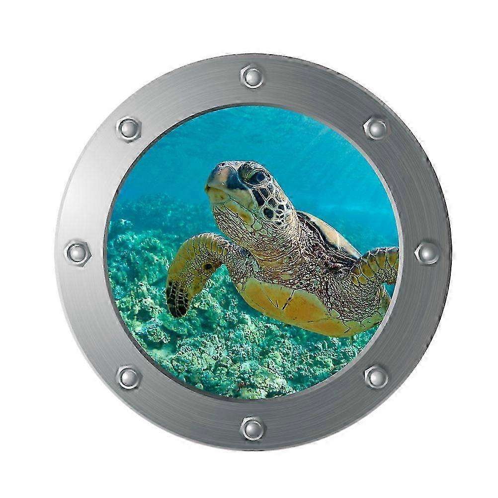 Modern Turtle PVC Wall Decals