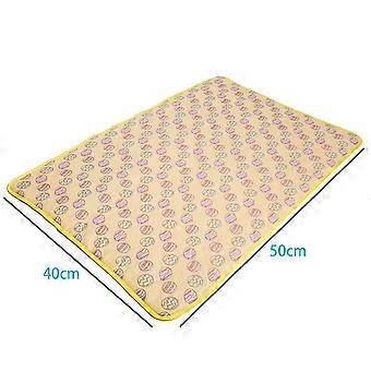 Summer cooling mat for pets, 40 x 50 cm, yellow, cooling mat for dogs, self-cooling mat for cats and dogs
