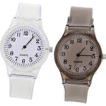 2 Pcs Kids Watches Waterproof and Lightweight Plastic Children's Watch Set for School Students with Simple but Lovely Appearance for School Season Dec
