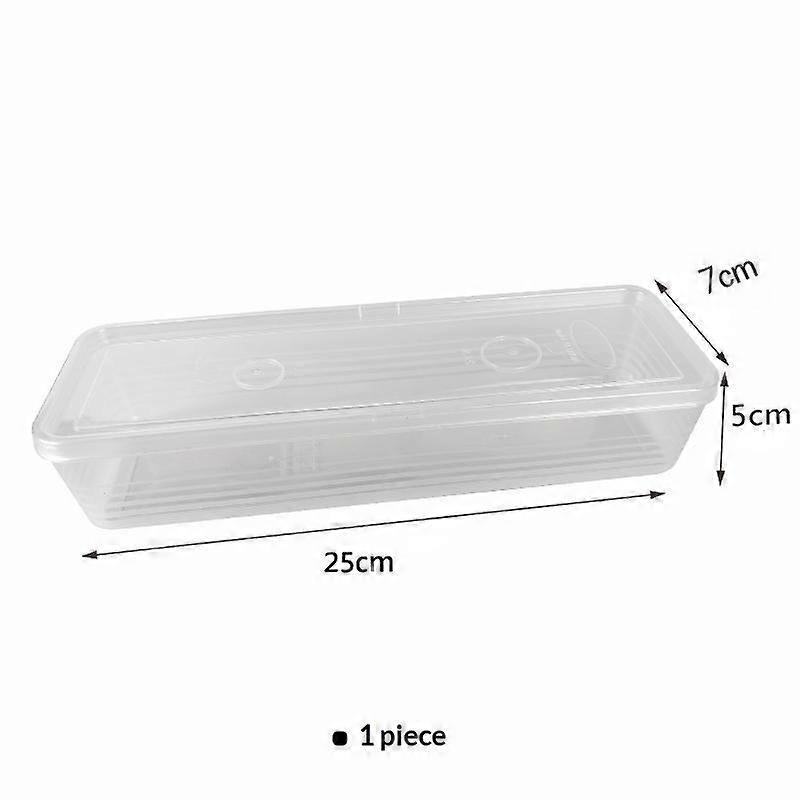 Rectangular Plastic Food Storage Boxes Stackable Microwave Safe for Refrigerator Fresh Food Noodle Fruit Meal Prep