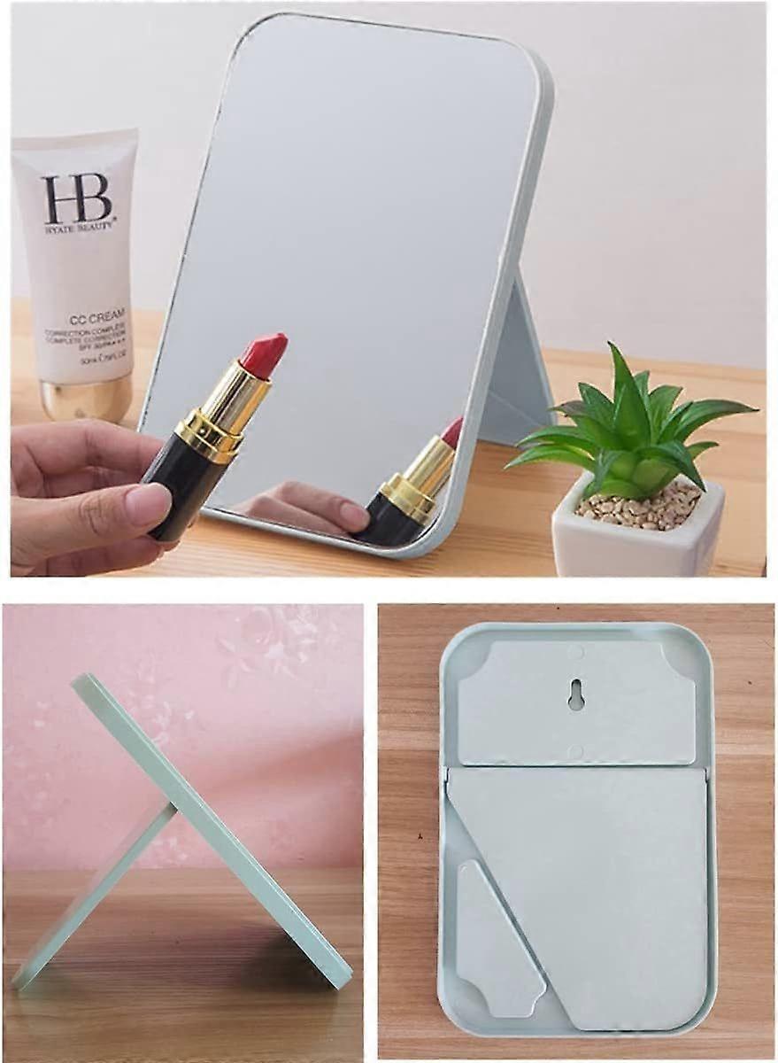 Mirror Super HD Tabletop Mirror Foldable Bracket Designed Makeup Mirror Hand Free/Handheld Mirror