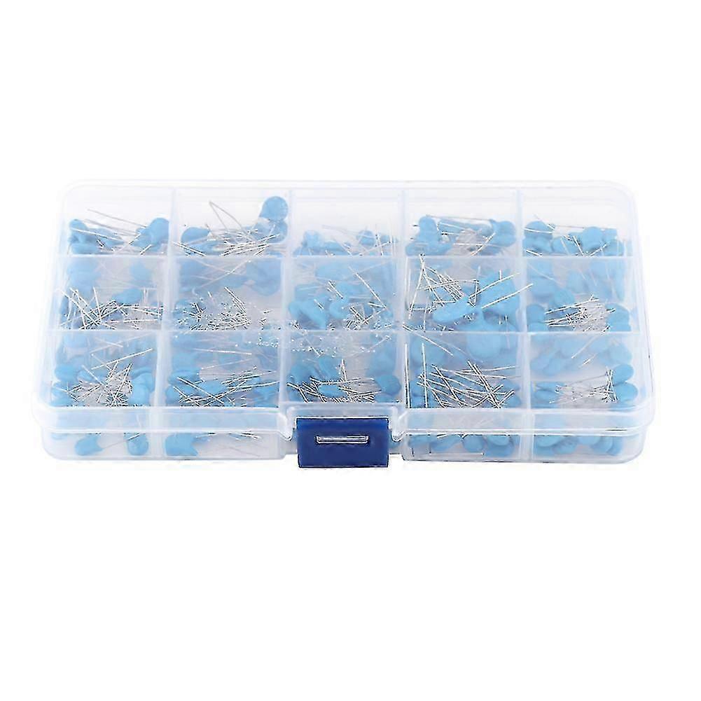 High-voltage ceramic capacitor kit - 300 pieces, 15 different specifications