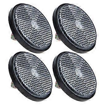 Bike Reflectors Plastic Reflector with Warning Reflector 16Pcs for Bike Safety