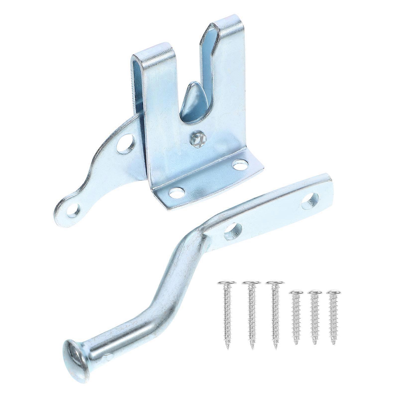 Automatic Locking Gate Lock Anto Locking Electroplated Steel Hasp Latch