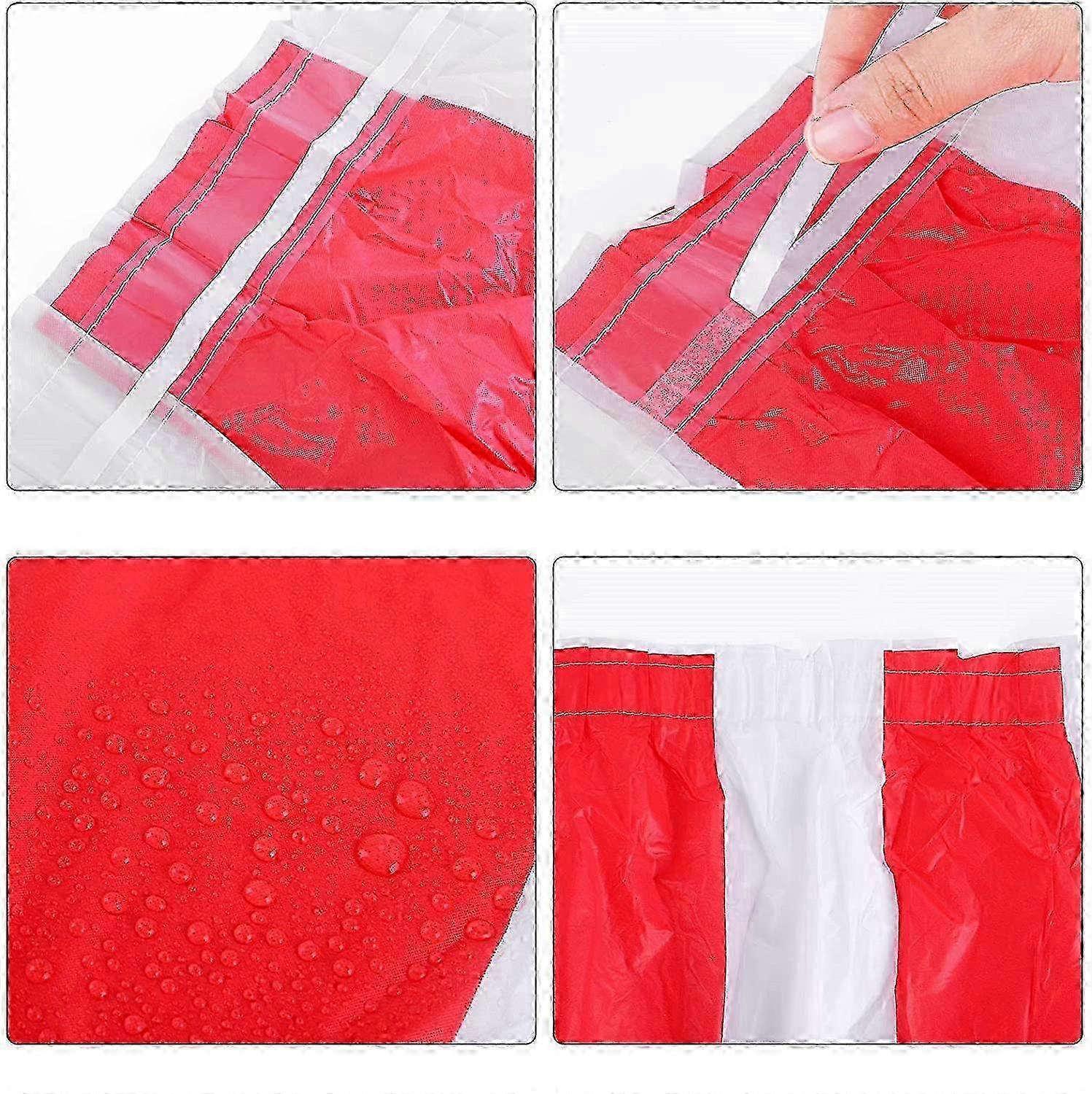 Red White Striped Circus Table Skirt