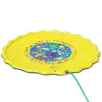 Lawn Water Spray Play Mat compatible with Playing Portable Inflatable Family Children