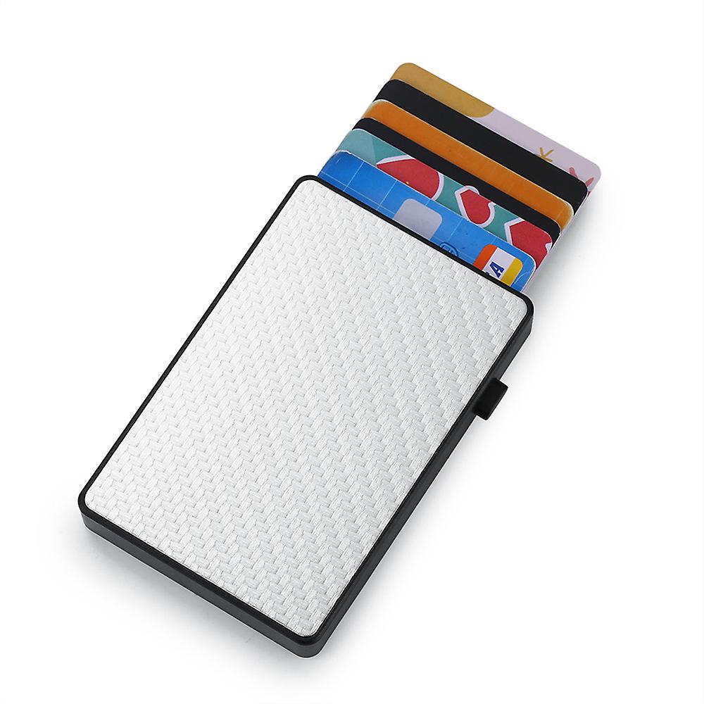 Automatische Pop-up Card Case Smart Anti-magnetische Credit Card Case Vrouwen Mannen Portemonnee Board Positieve Credit Card Case