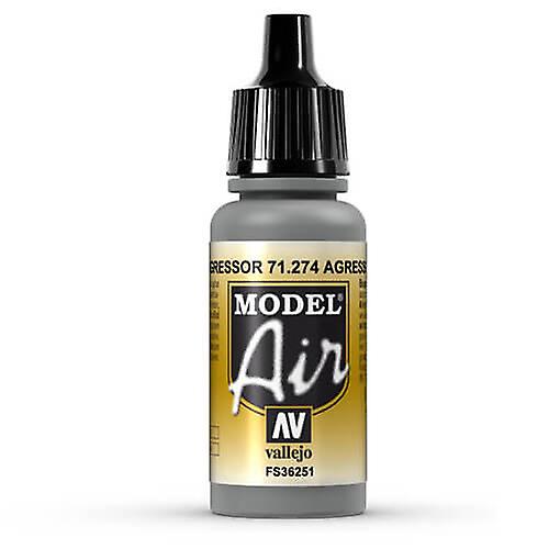 AGRESSOR GRAY Vallejo Model Air Water Based Paint Matt Acrylic Colors III 17mL