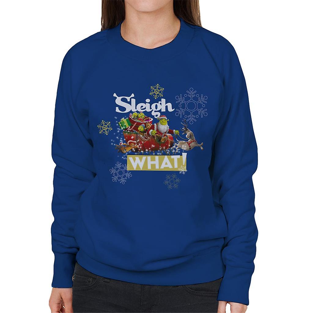 Trineo de Navidad Shrek Qué sudadera de mujer