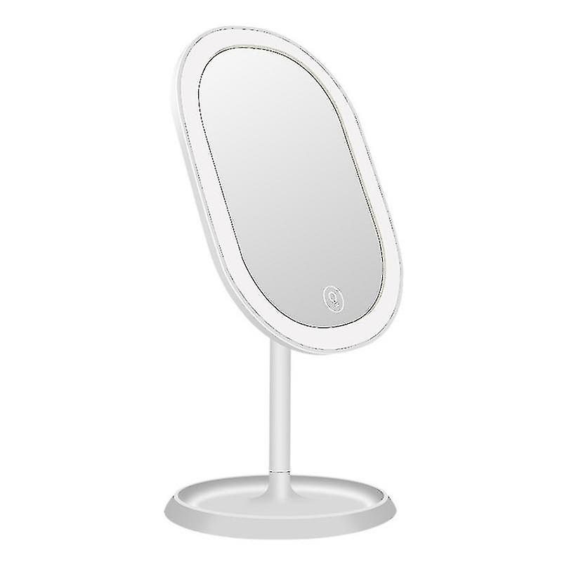 Makeup Mirror With Led Lights, Portable And Usb Rechargeable Professional Makeup Mirror, Touch Scree