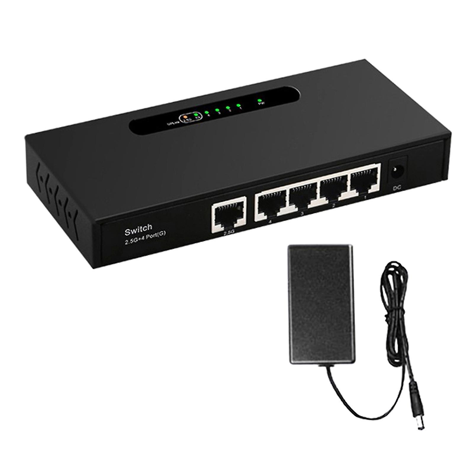 Ethernet Switcher Transmission haute vitesse Network-switch Plug Play 2.5g Desktop Gigabit Network Switch For Home