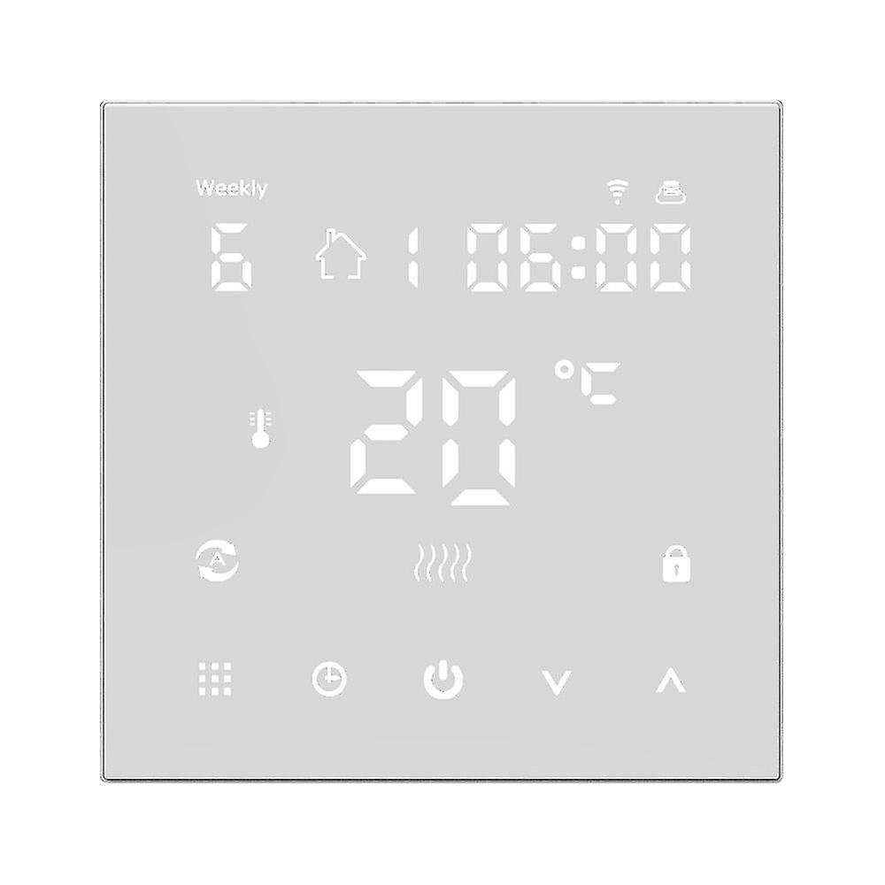 Hy607 Lcd Digital Display Intelligent Temperature Controller Phone App Wifi Voice Control Electric Floor Heating Control Programmable Multipurpose Too