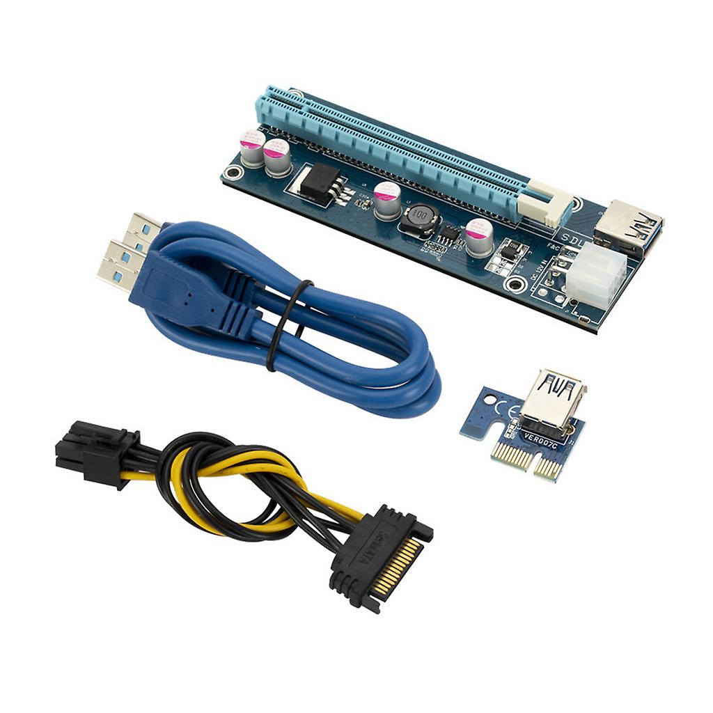 PCIe Riser Card for Bitcoin ETH Coin Mining VER006 VER006C GPU Extender Cable