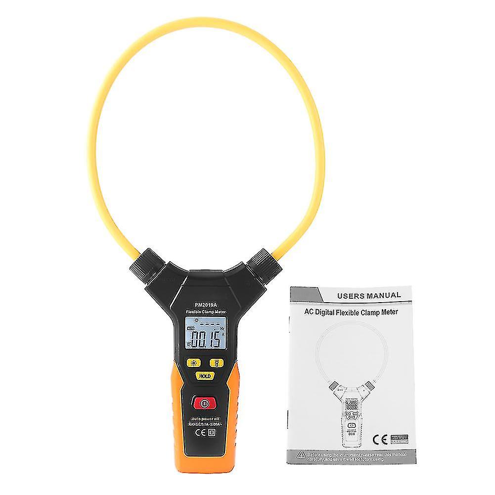 Peakmeter Pm2019a Handheld Digital Flexible Clamp Meter 3000a Ac Current Multimeter
