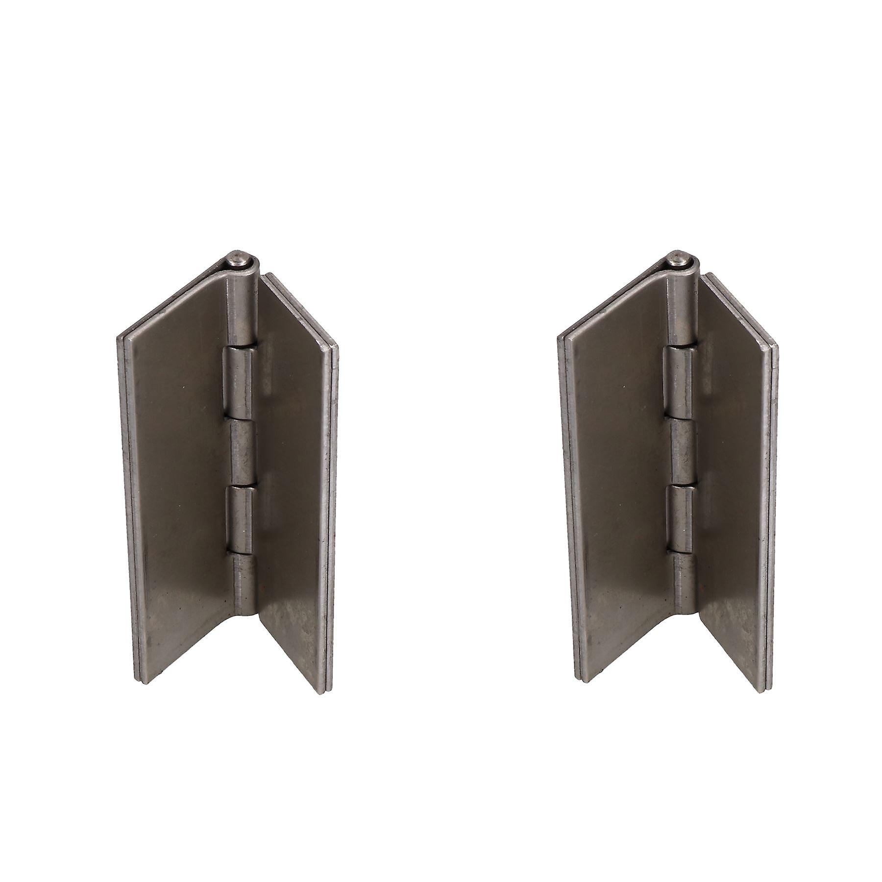 2 Pack Double Pressed Steel Butt Hinge Heavy Duty Industrial 72x101mm