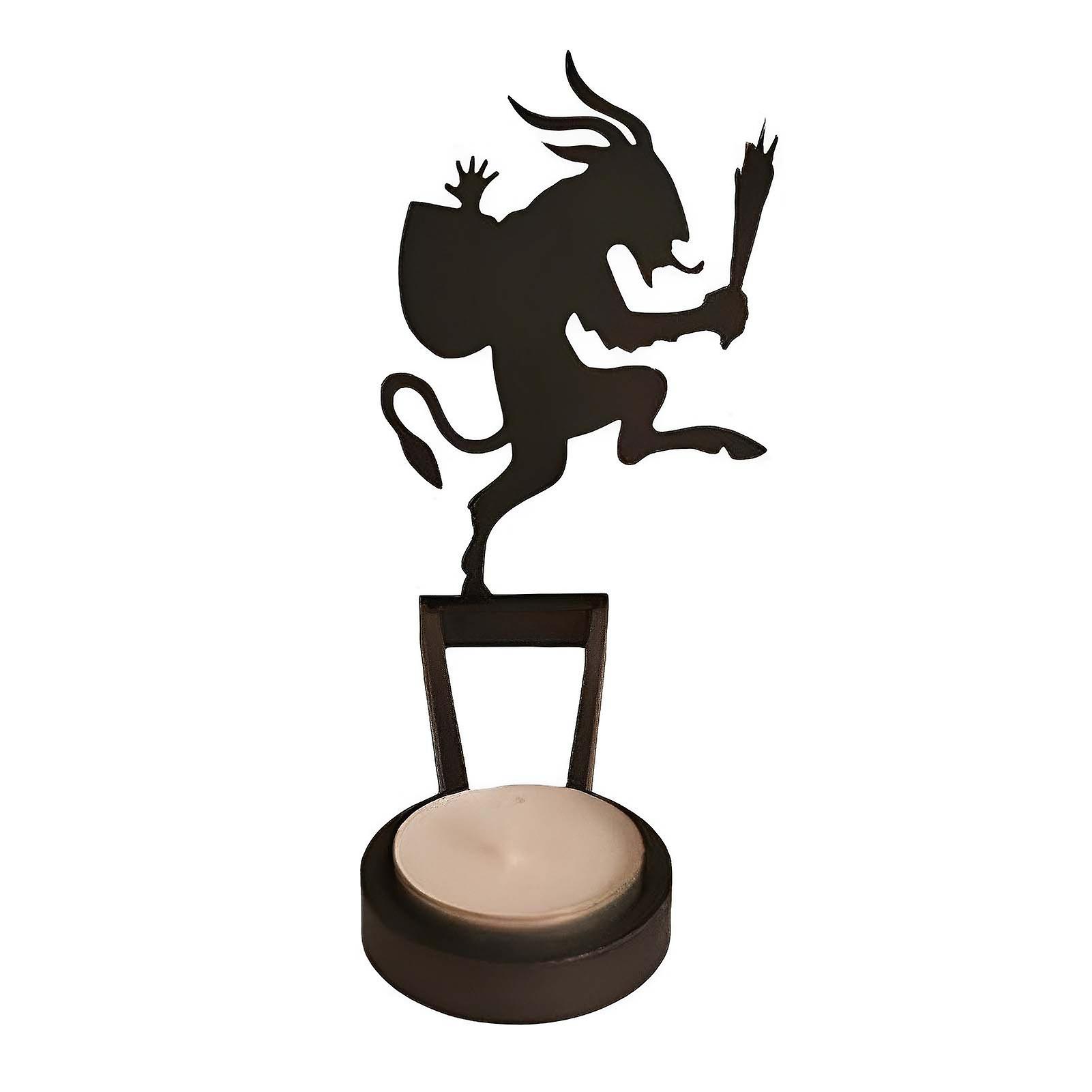 Funny Shadow Candle Holders Candleholder Tabletop Decorative Tealight For Dining Table Decor