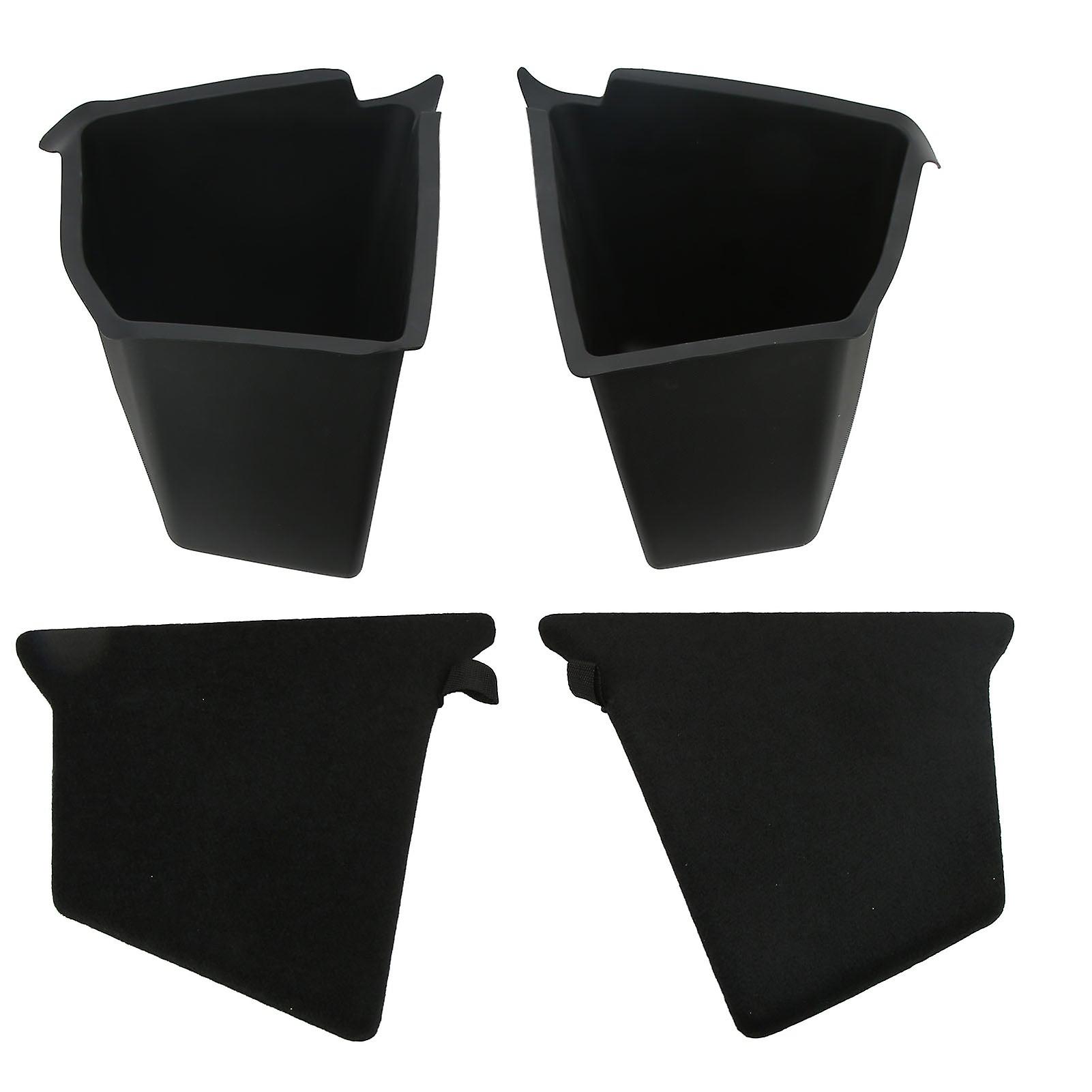 Rear Trunk Storage Box Black Trunk Side Storage Packets Long Service Life Wear Proof For Car