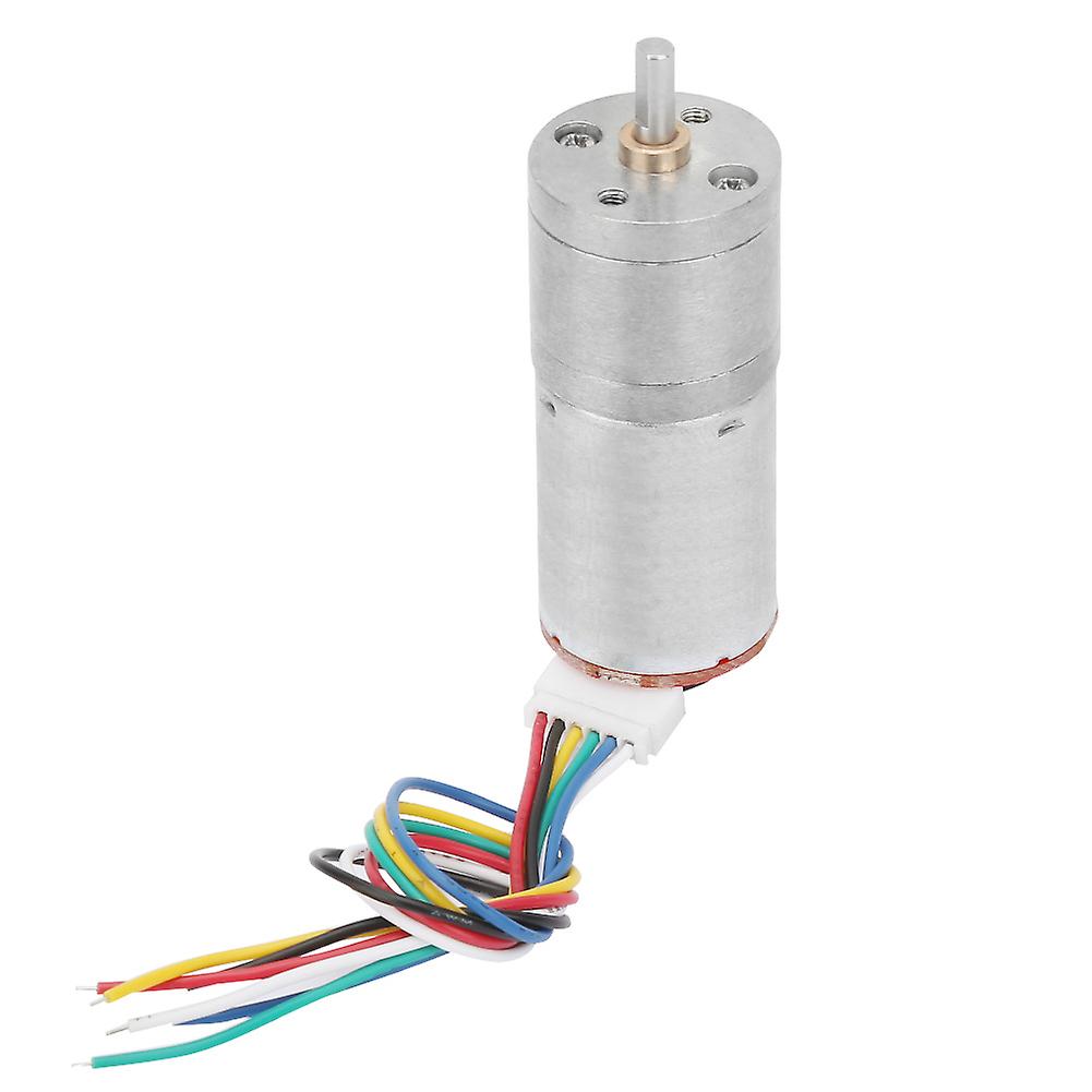 12V DC Encoder Getriebemotor Drehzahlminderer für Roboter RC Auto Spielzeug (10RPM)
