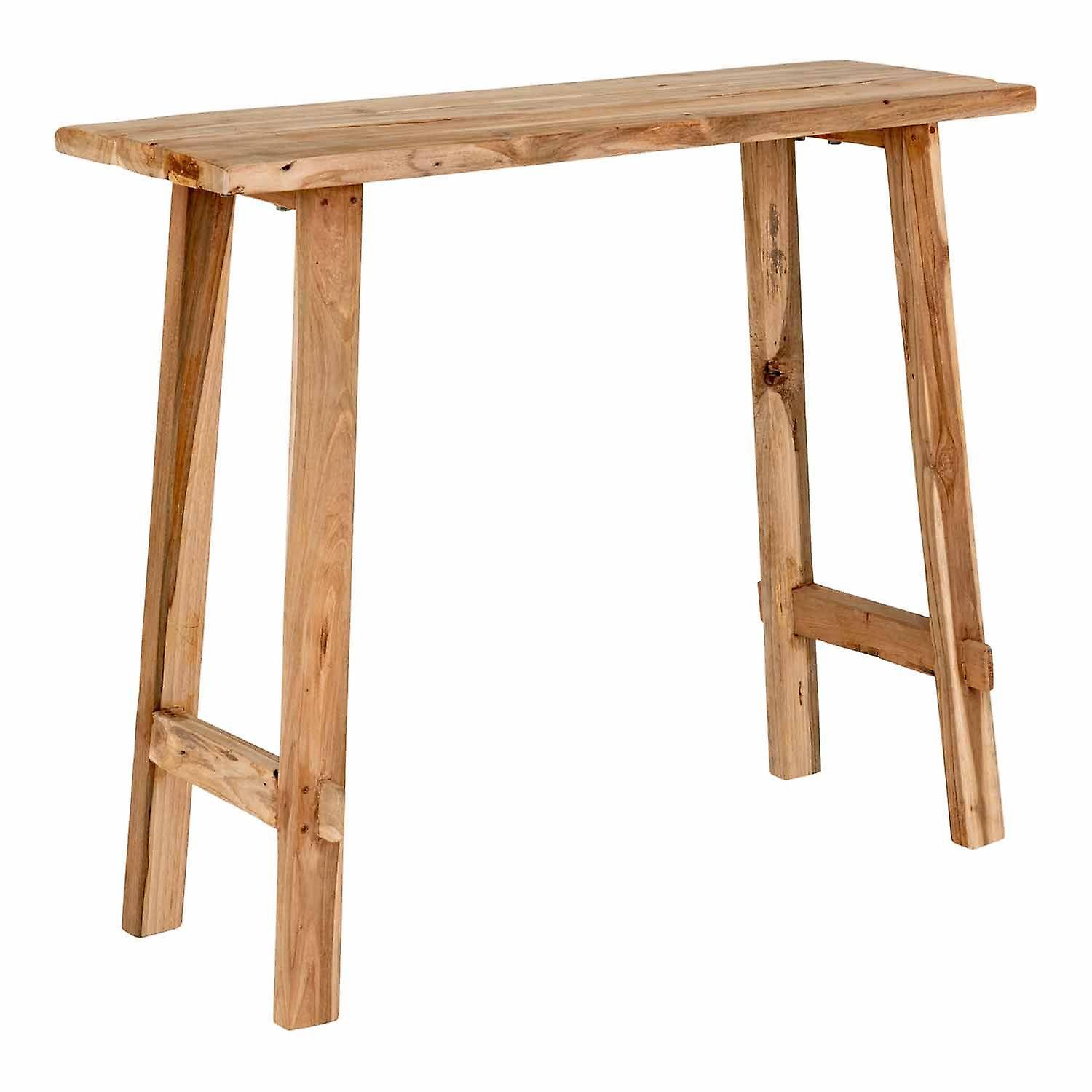 Teak console table GIRONA 80 x 90 cm