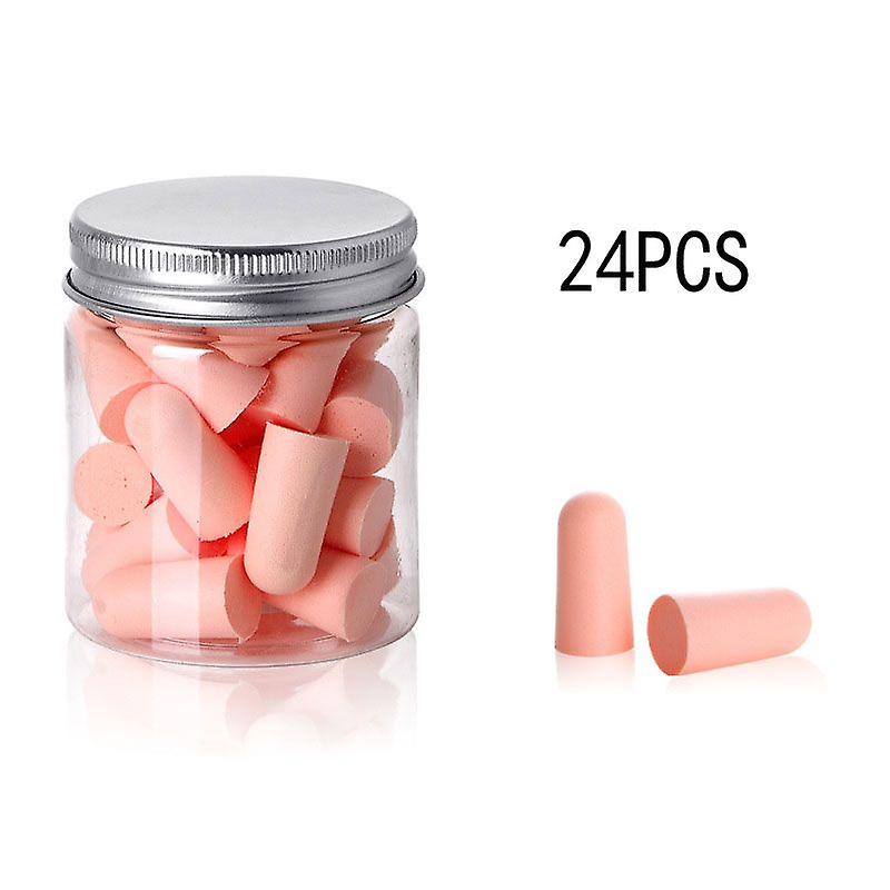 1 Box Bullet Type Foam Earplugs Anti-Noise Abatement Sleeping Ear Plug Mulitcolor