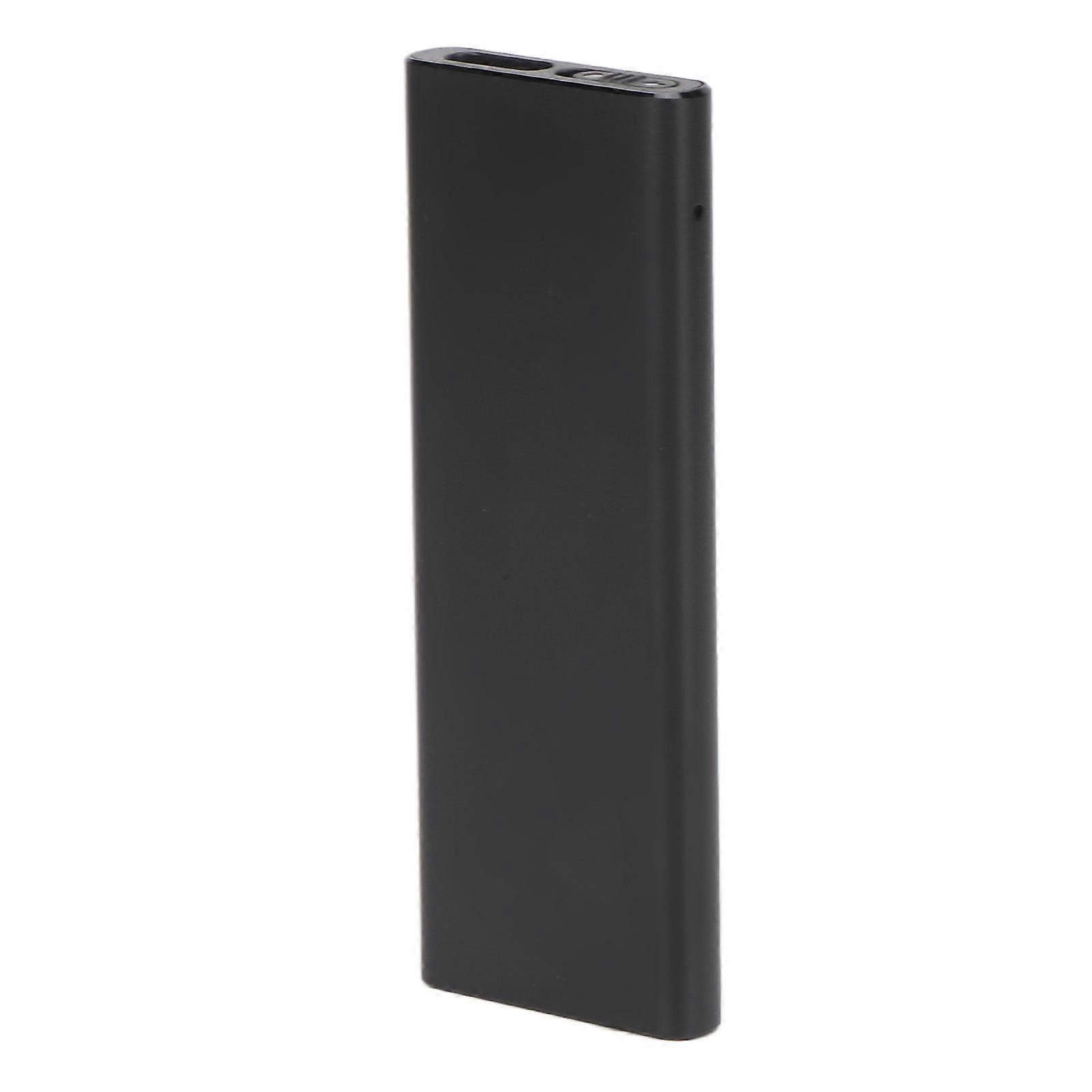 Mini Recorder Voice Activated Noise Reduction HD Safe Wearable MP3 Recorder for Lecture Interview Unisex English 32GB