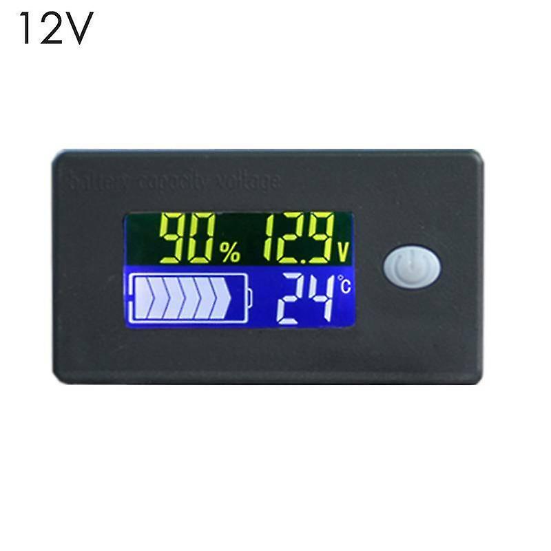 12/24/48V Battery Capacity Status Display Indicator LCD Digital Monitor Meter