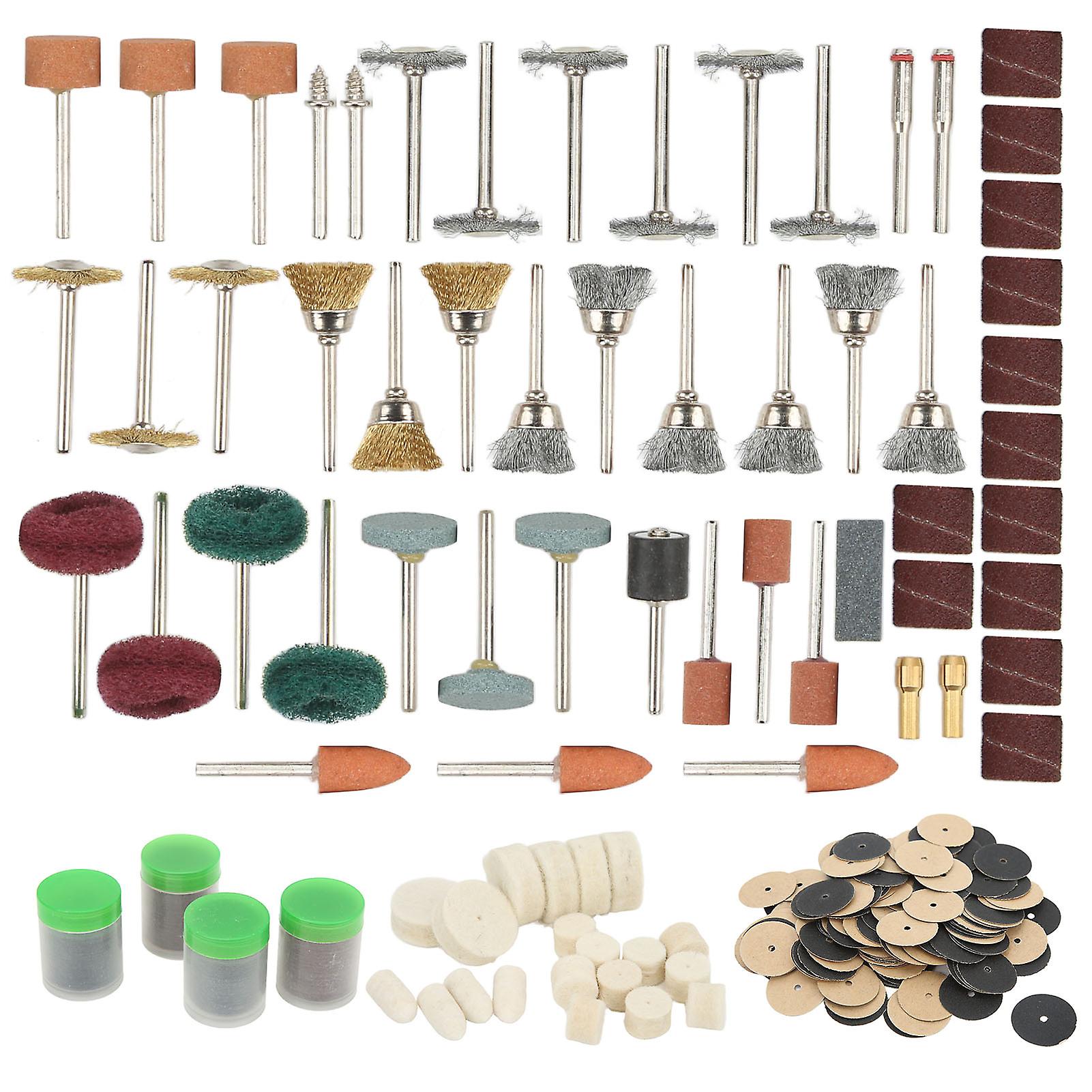 347 Pcs Rotary Tool Set: Multi Grinding and Polishing Kit