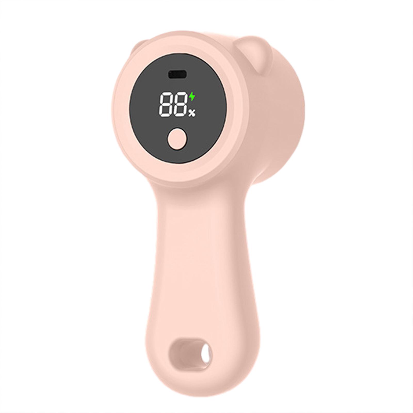 Lovely Bear Ear Digital Display Fabric Lint Remover Durable Portable Hairball Trimmer for Sofa Cushion