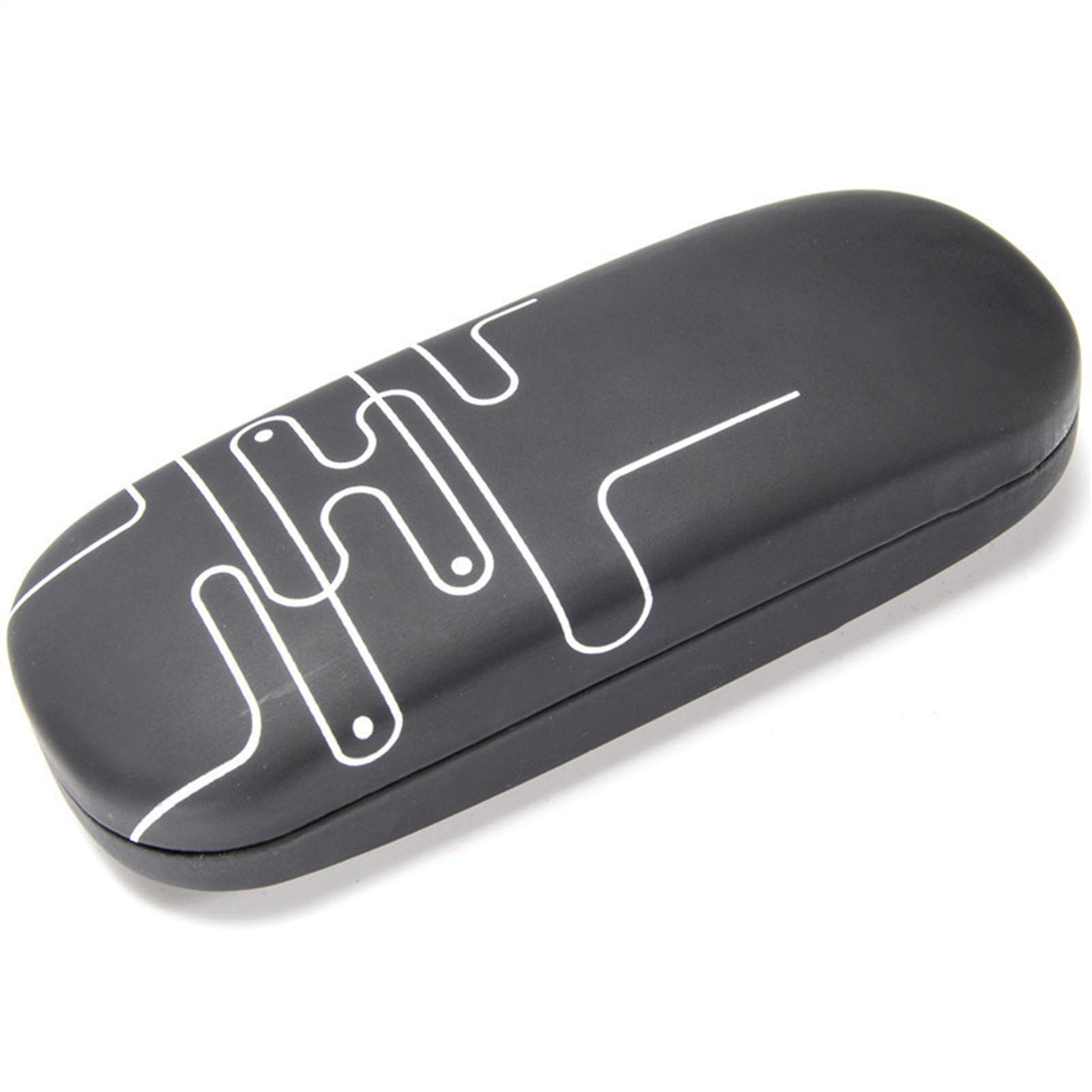 Sunglasses Case PU Covered Compression Resistant Hard Metal Eyeglass Box