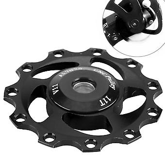 GUB Lightweight 11T Mountain Bike Bicycle Rear Derailleur Pulley11T Guide Wheel (Black)