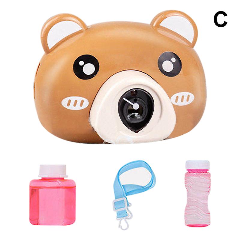 Bubble Camera Pig Toy Light Children's Toys with Machine Automatic Blowing Bubbles