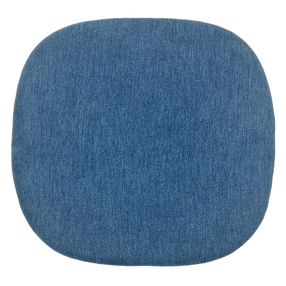 Fusion Living Velveteen Navy Chelsea Side Chair Pude