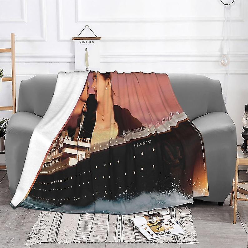 Custom Name Blanket Titanic Tapestry Personalized Blankets Birthday Gift Customized Diy