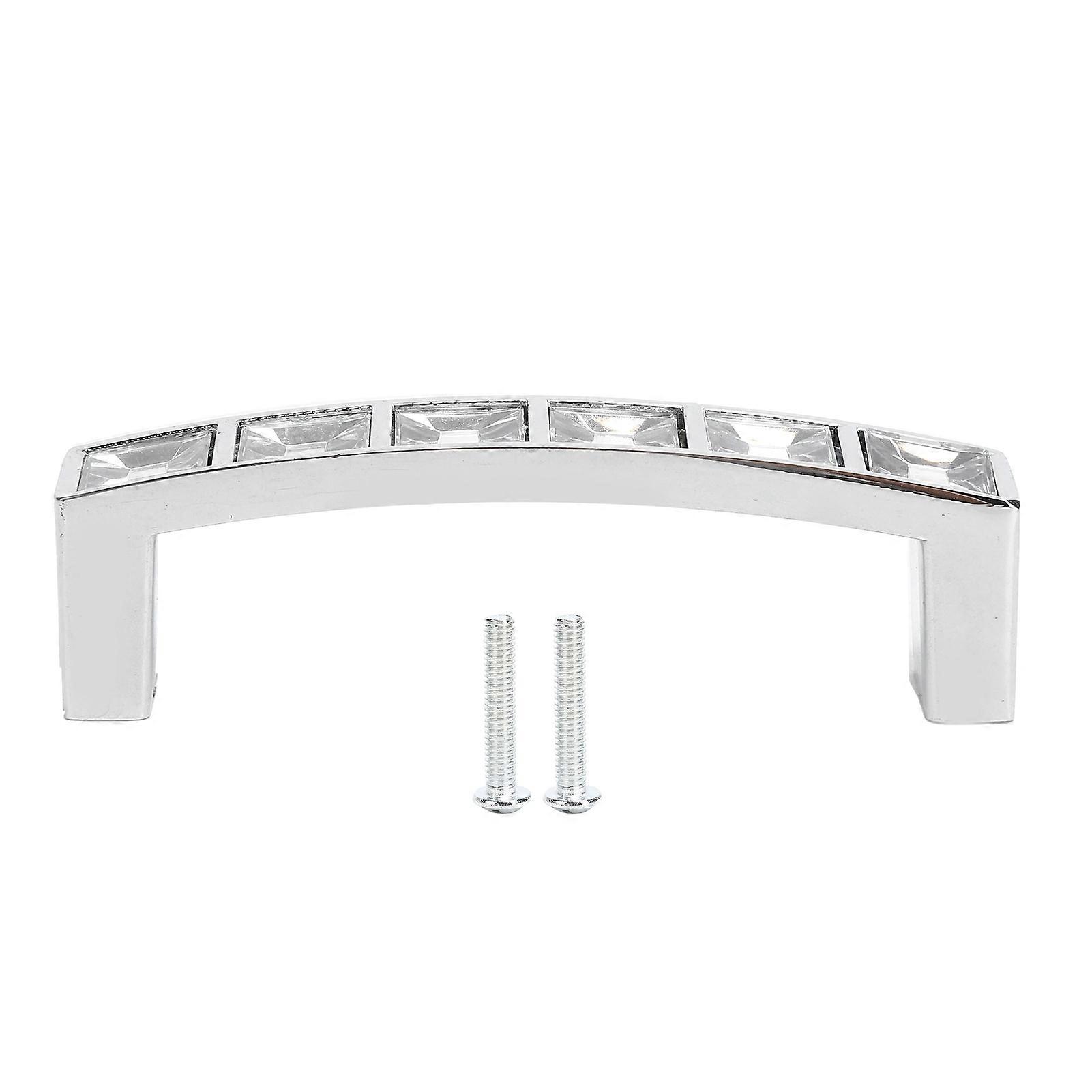 Crystal Handle Modern Simple Cabinet Door Diamonds Double Hole Handle Drawer Pull