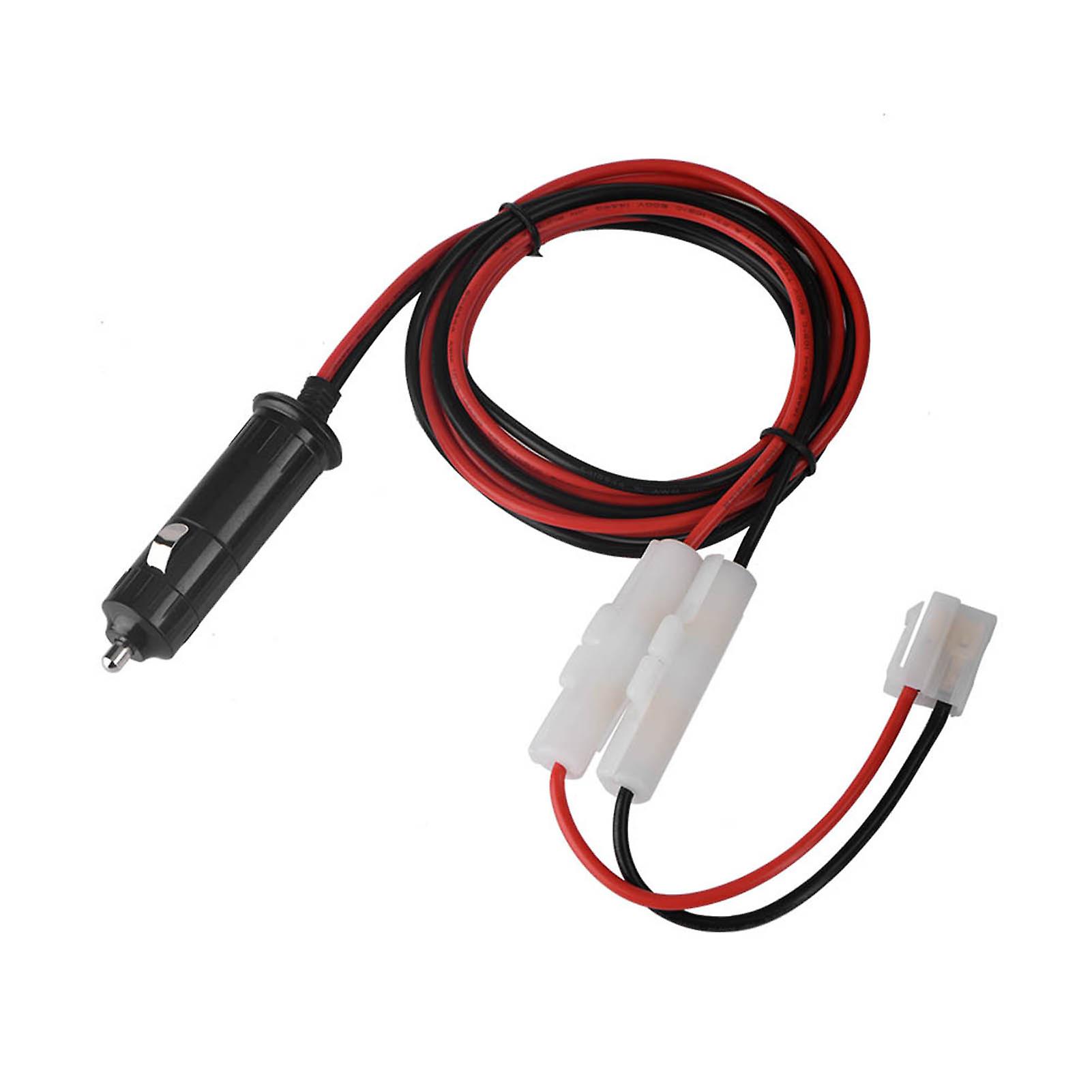T Shape Power Cable Cord for Mobile Radio Cigarette Lighter, Compatible with YAESU FT-7900 7800 8800 8900 1907